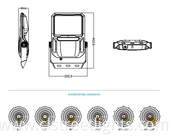 Factory Price 100W 150W 200W 300W 400W Sport Filed Outdoor Stadium Garden Landscape Tennis Court Yard IP66 Waterproof Dustproof Roadway Square LED Flood Light